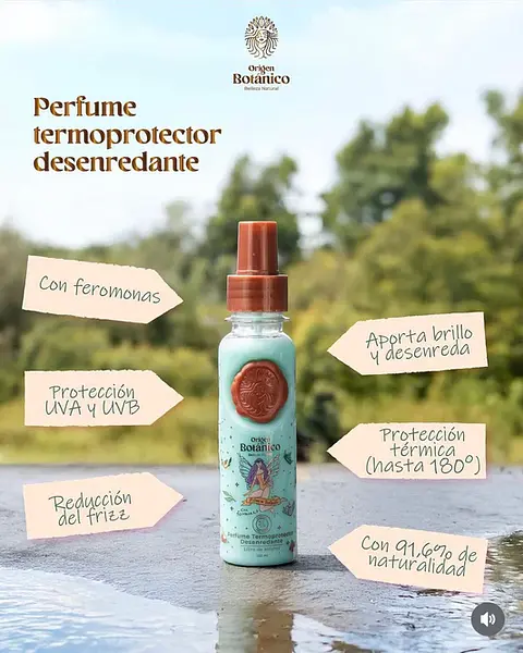 Perfume Termoprotector Verde Desenredante Ritual Botanico
